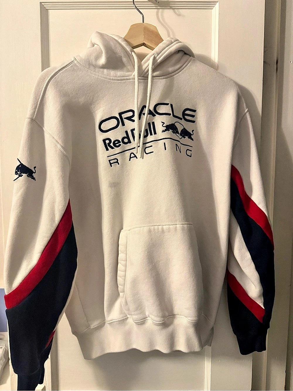 Hollister Oracle Red Bull Racing Hoodie Color Block Hoodie Size Small
